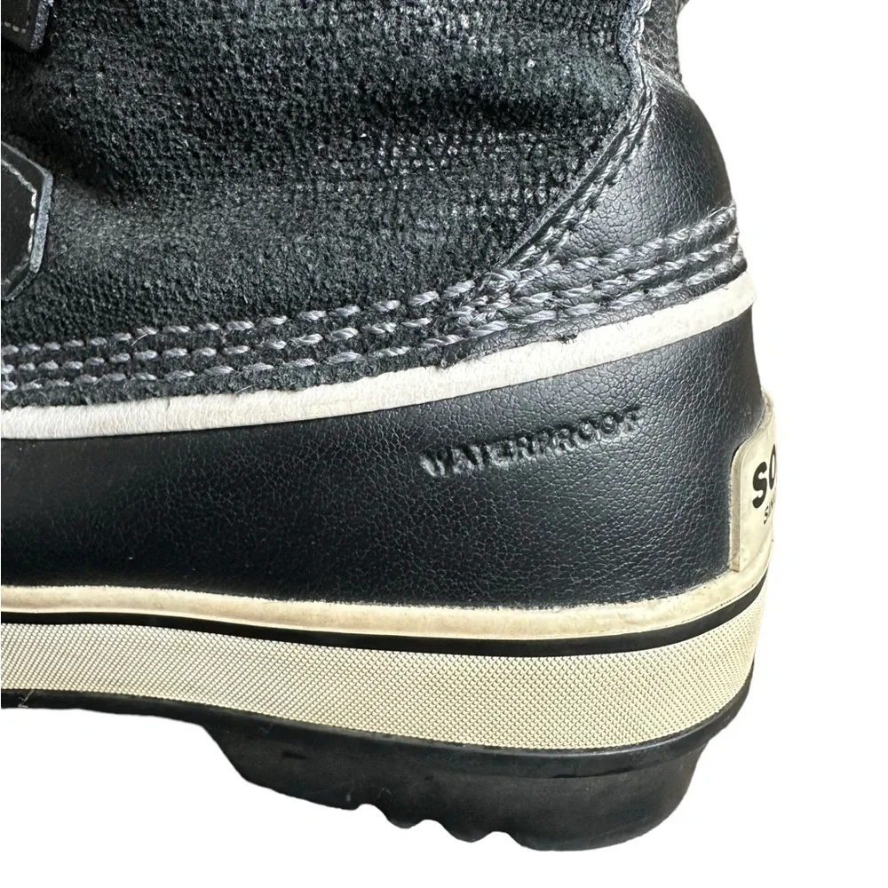 SOREL TIVOLI Women's WATERPROOF Mid-Calf WINTER BOOTS NL 1907-010 Black 6.5 - Picture 8 of 11